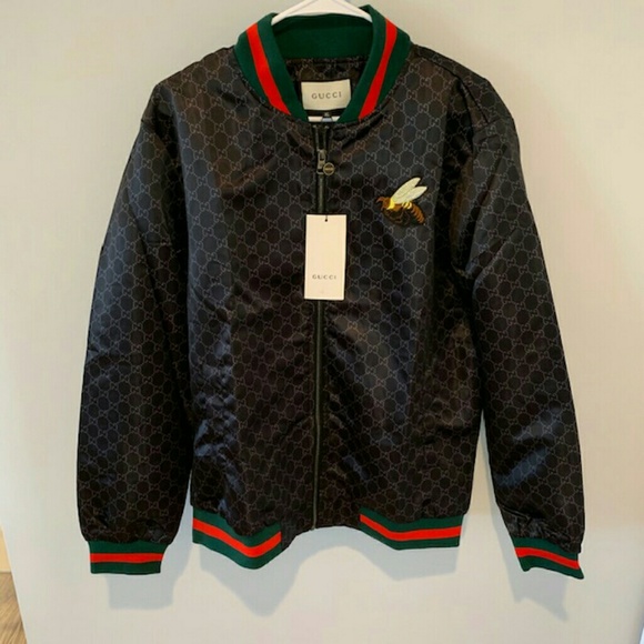 gucci bee coat
